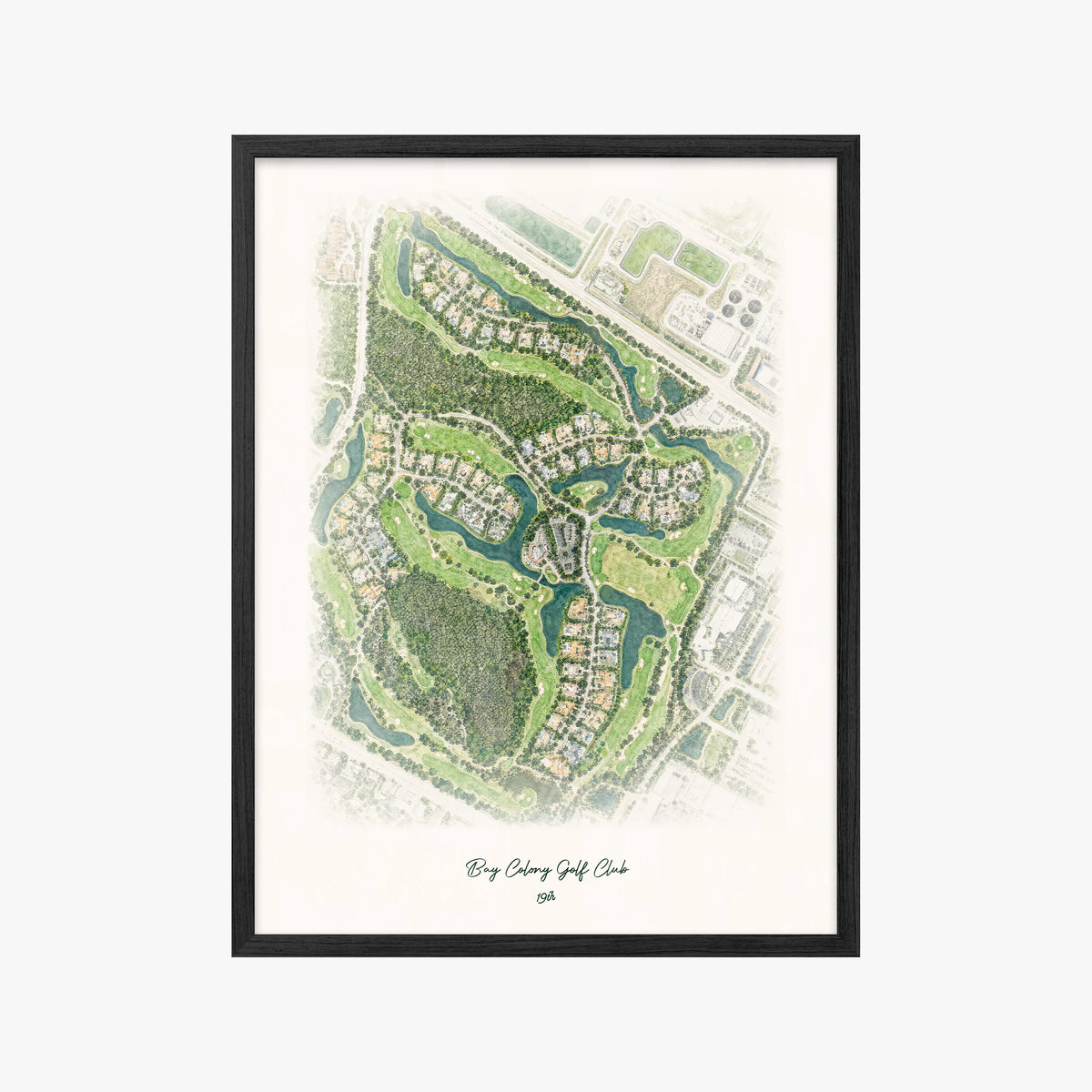 Bay Colony Golf Club black frame
