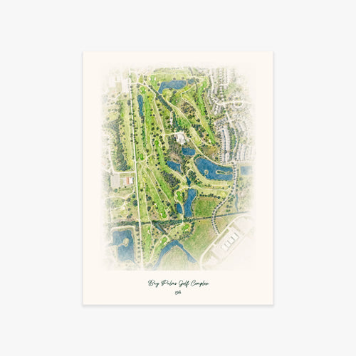 Bay Palms Golf Complex printed artwork