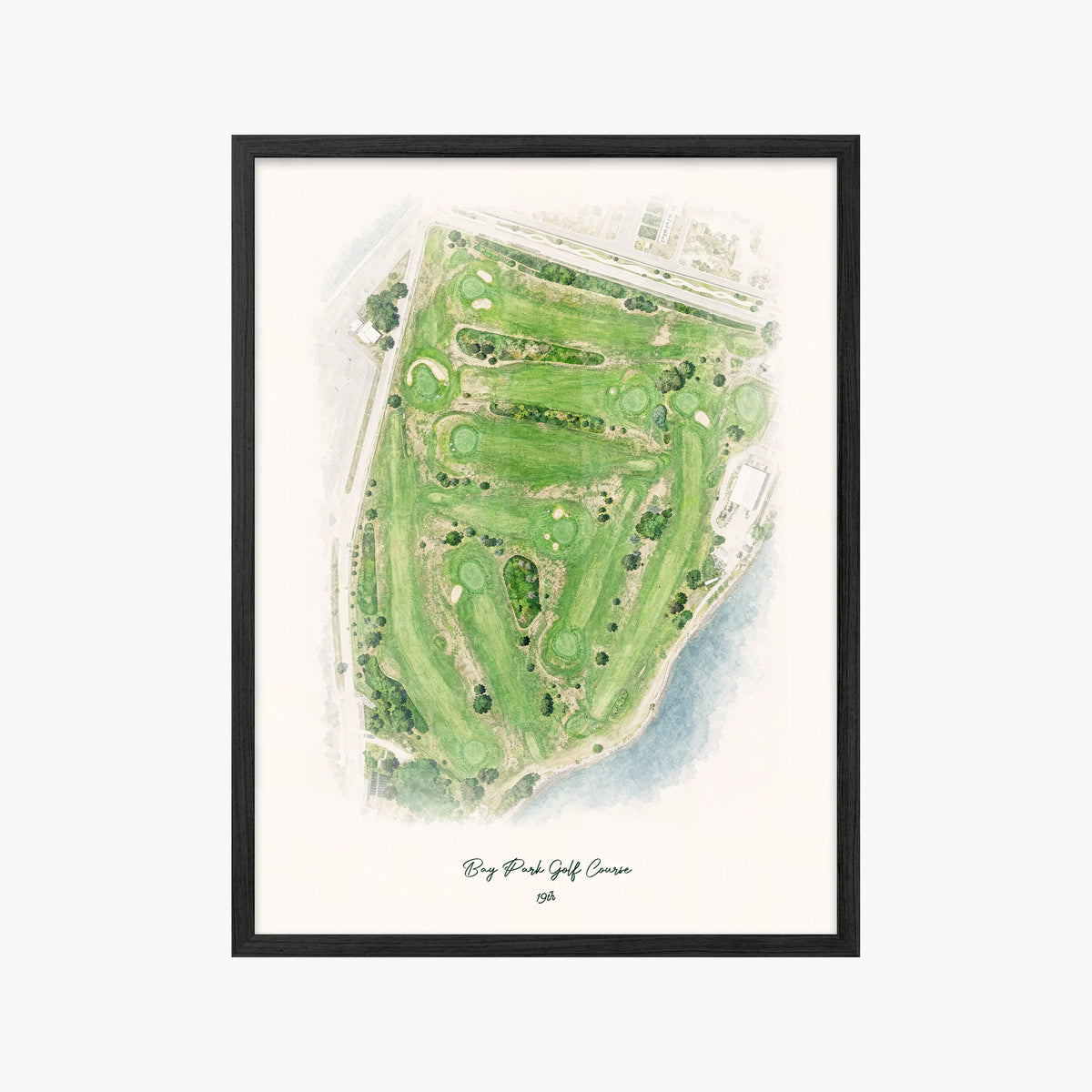 Bay Park Golf Course black frame