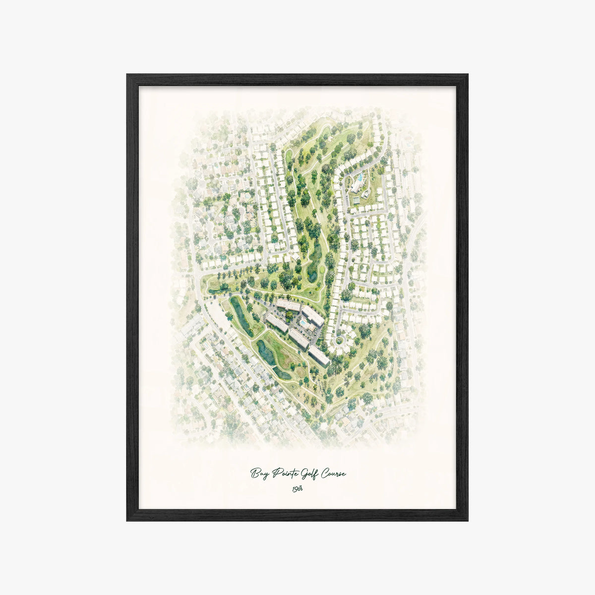 Bay Pointe Golf Course black frame