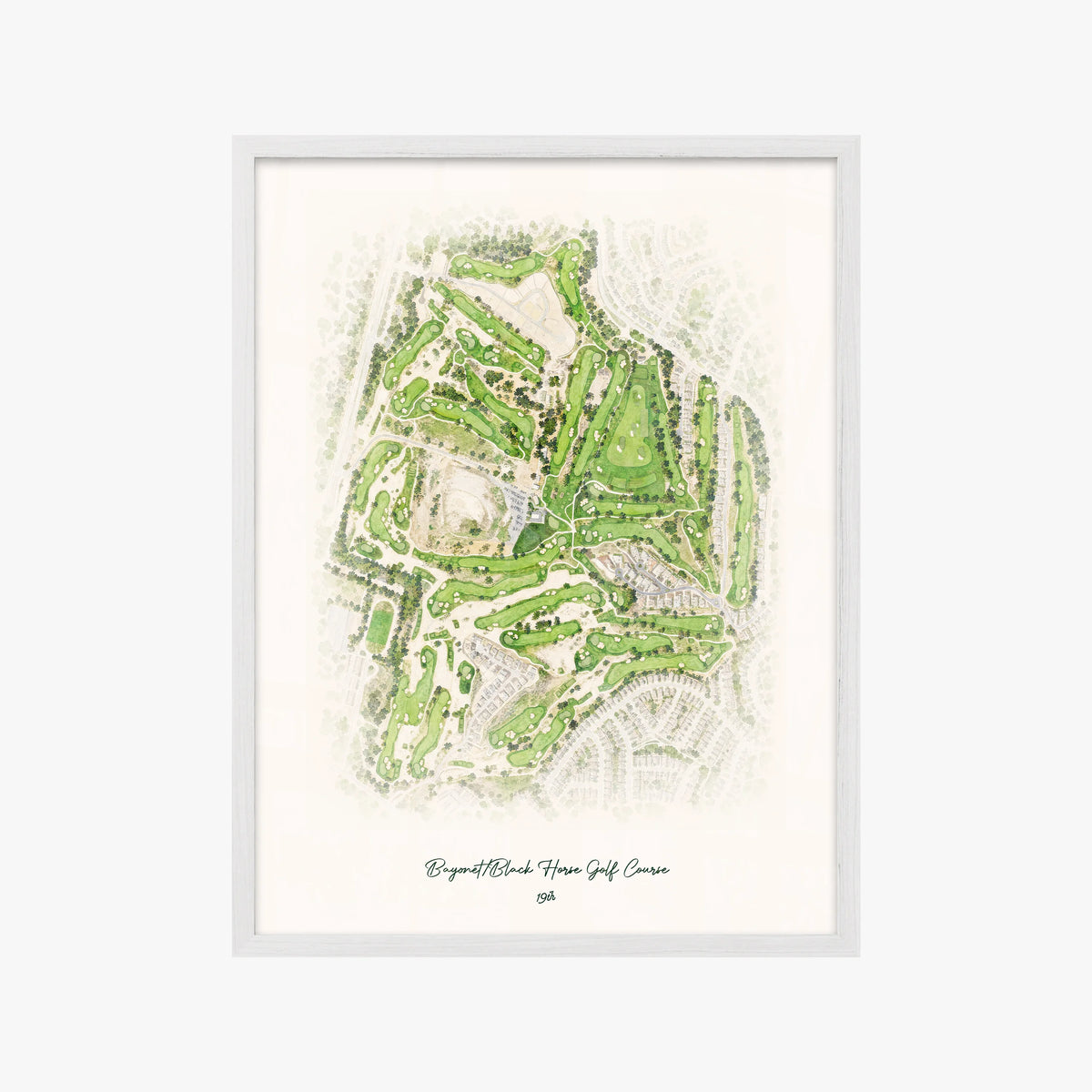 Bayonet/Black Horse Golf Course white frame
