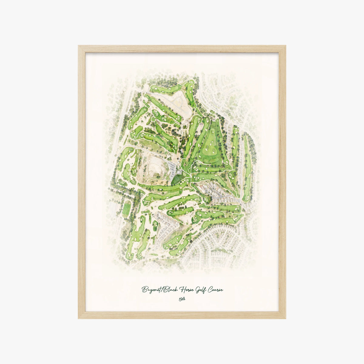 Bayonet/Black Horse Golf Course wood frame