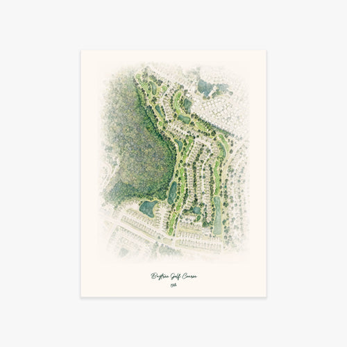 Baytree Golf Course printed artwork