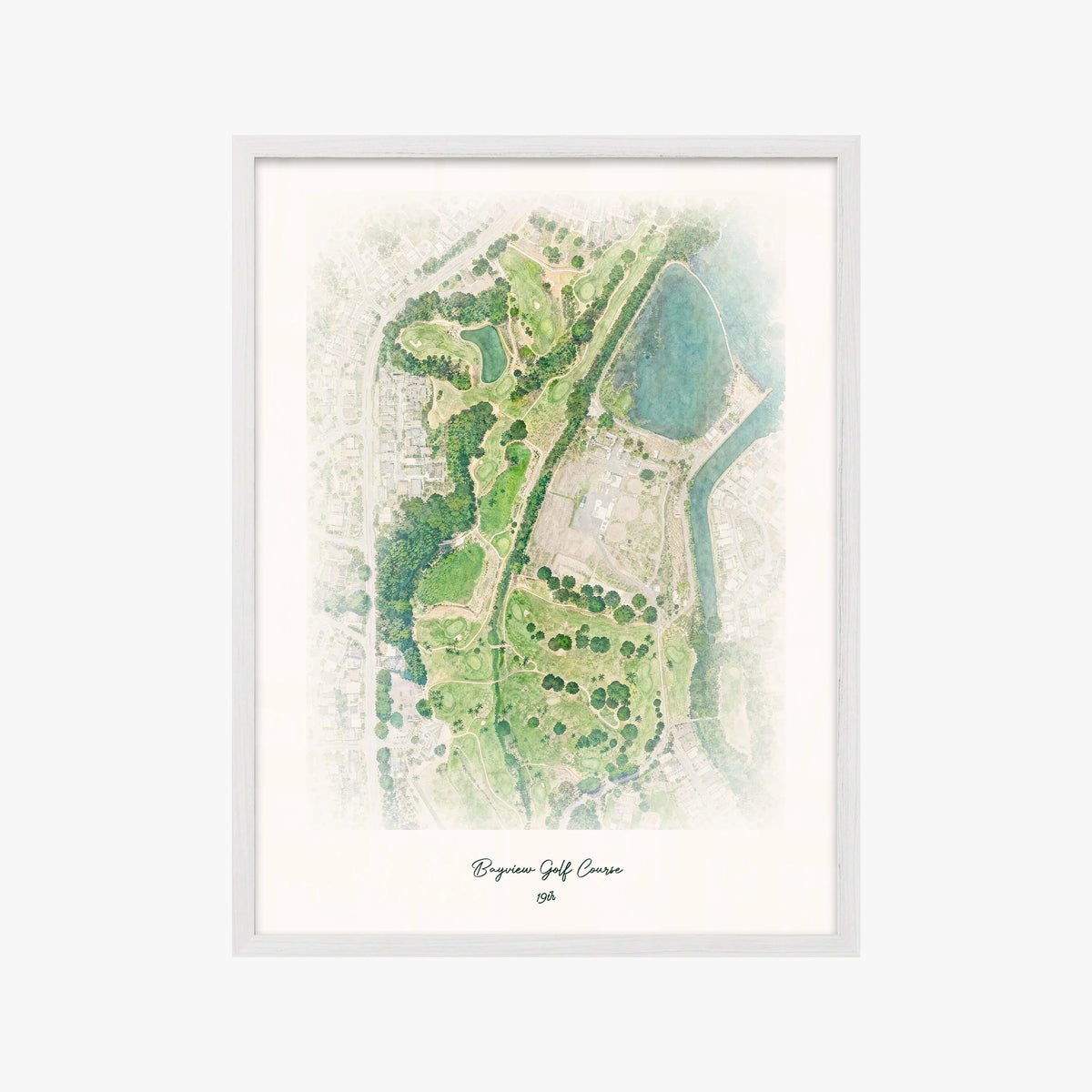 Bayview Golf Course white frame