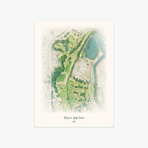 Bayview Golf Course printed artwork