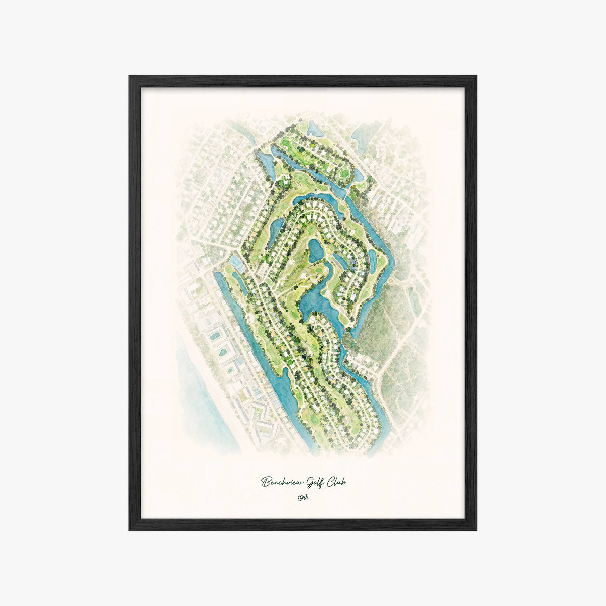 Beachview Golf Club black frame