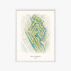 Beachview Golf Club white frame