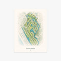 Beachview Golf Club printed artwork
