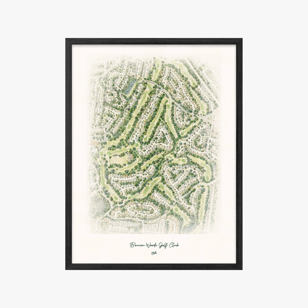 Beacon Woods Golf Club black frame