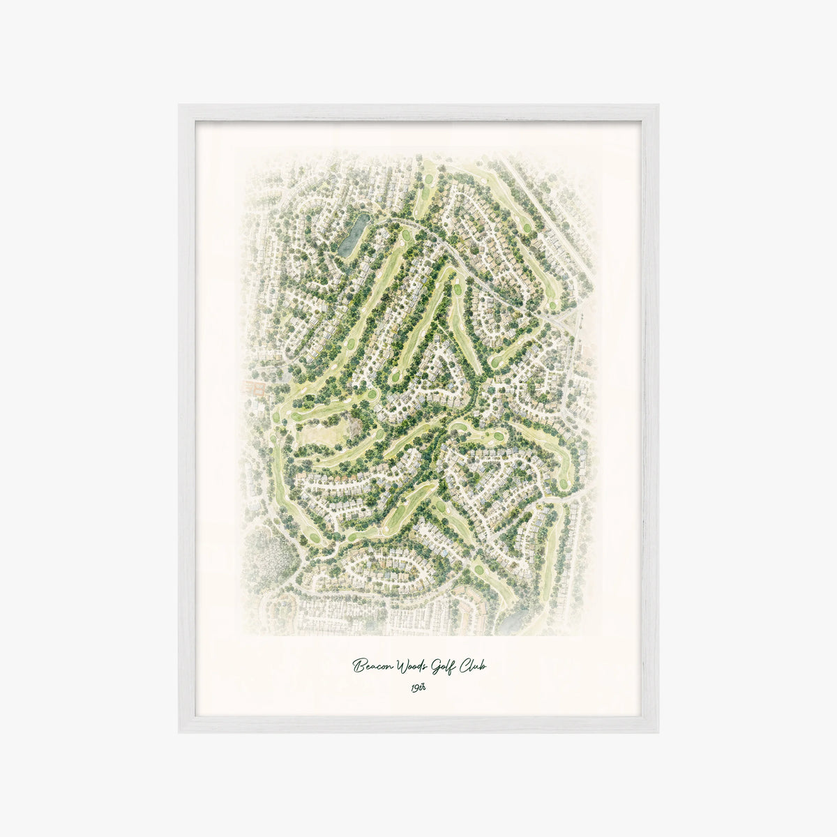 Beacon Woods Golf Club white frame