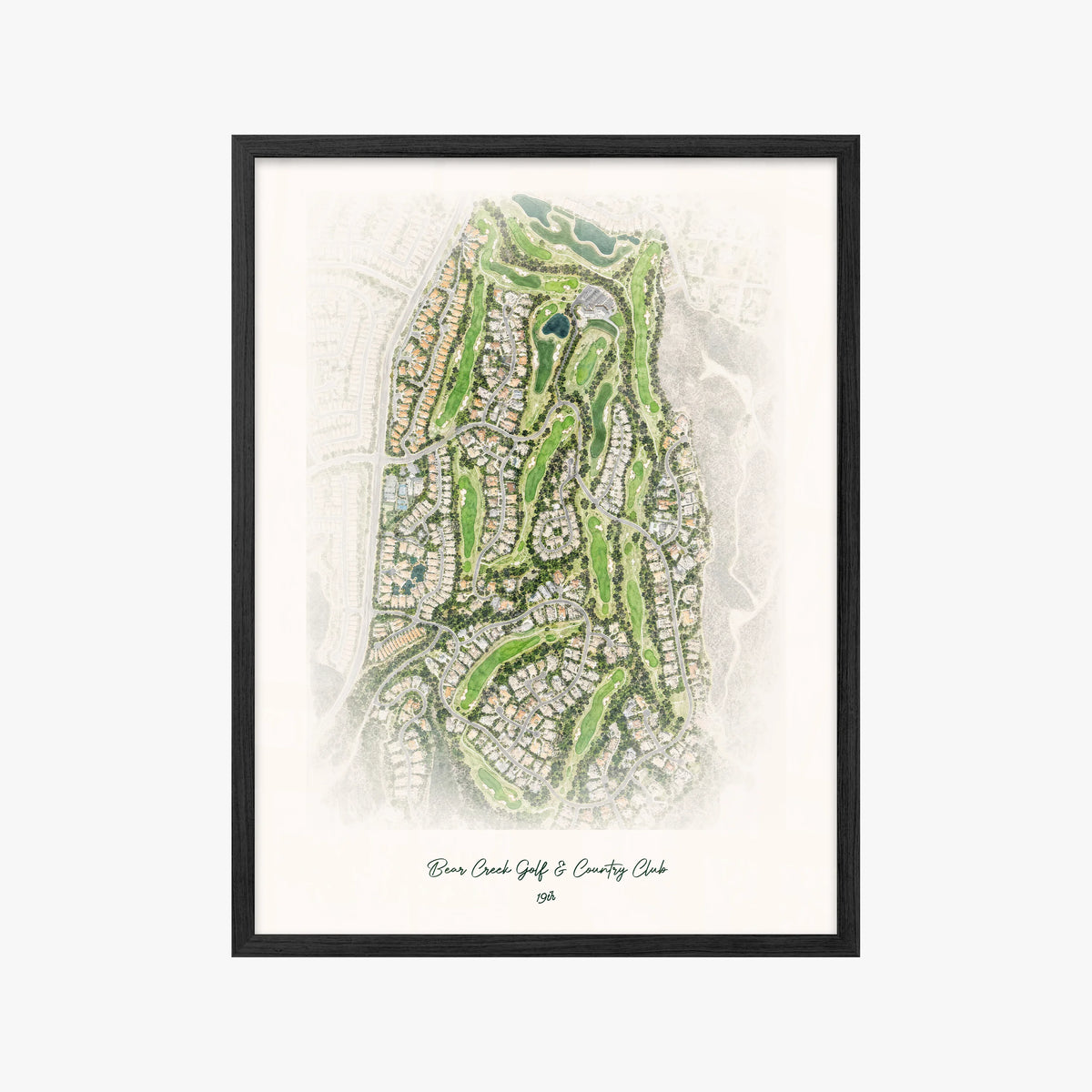 Bear Creek Golf & Country Club black frame