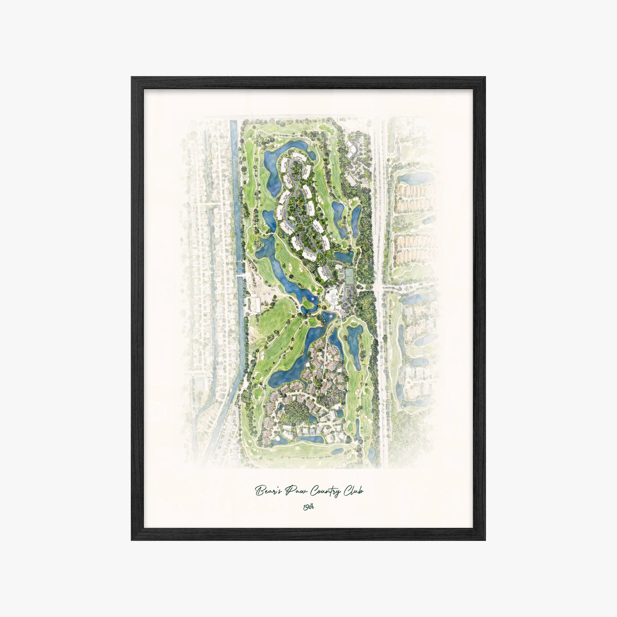 Bear's Paw Country Club black frame