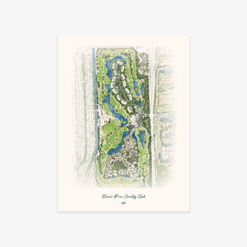 Bear's Paw Country Club printed artwork