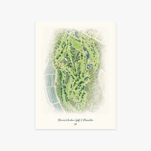 Beaver Meadows Golf & Recreation printed artwork