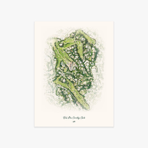 Bel-Air Country Club printed artwork