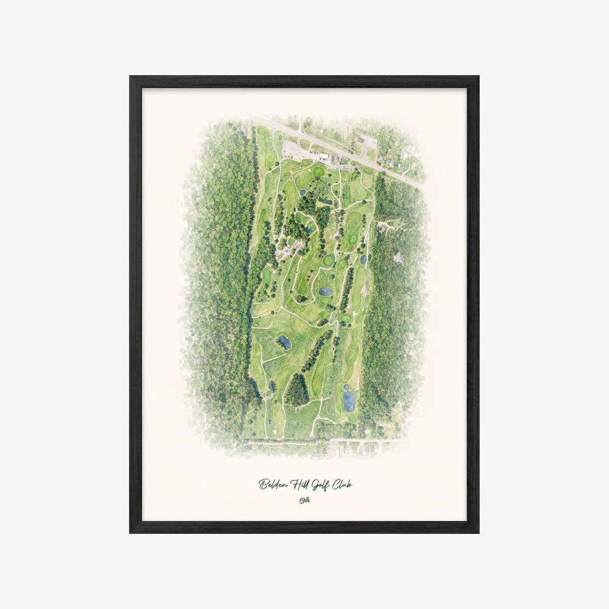 Belden Hill Golf Club black frame