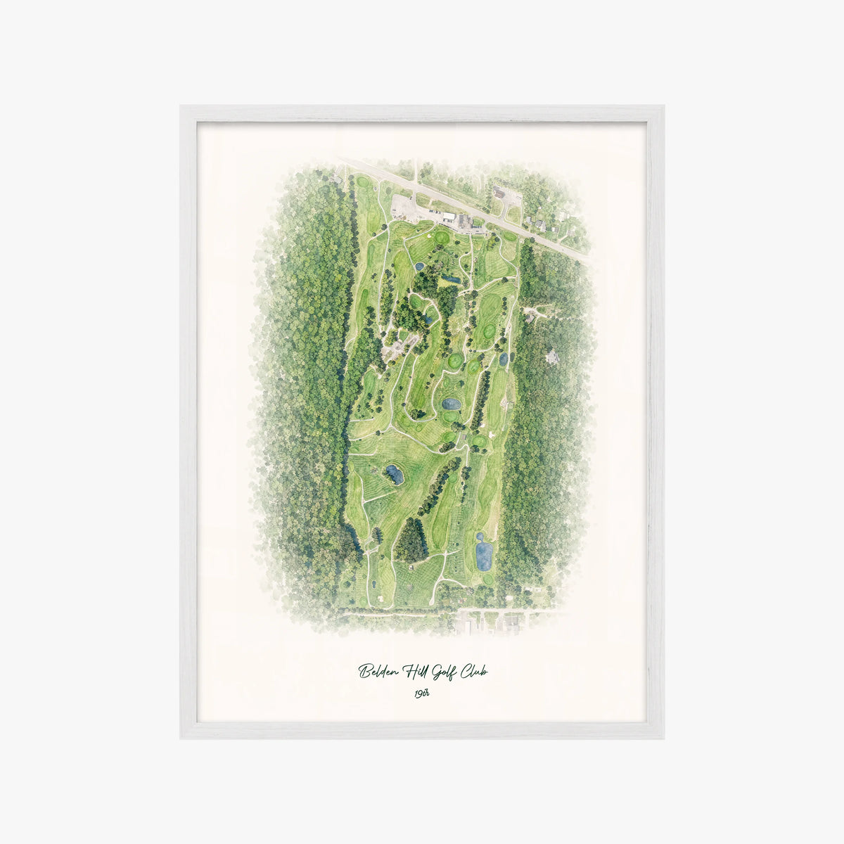 Belden Hill Golf Club white frame