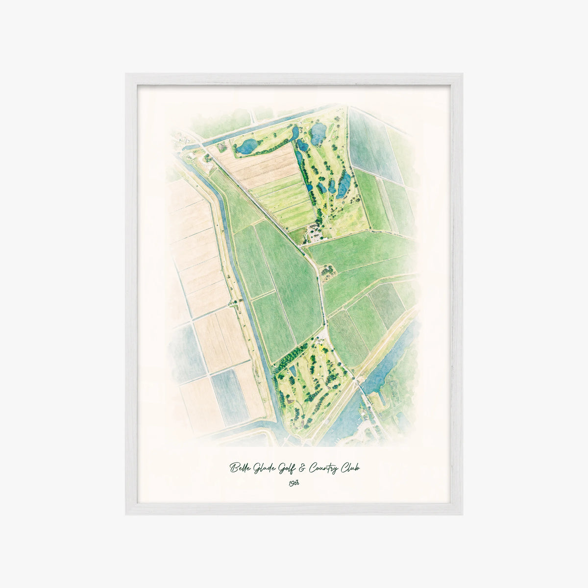 Belle Glade Golf & Country Club white frame