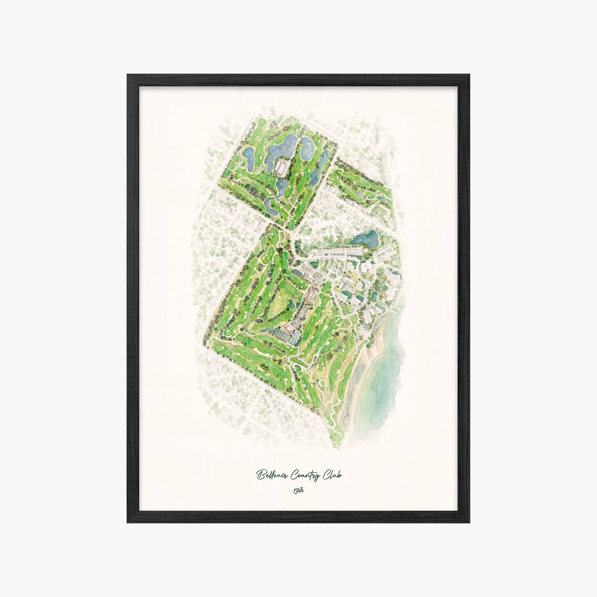 Belleair Country Club black frame