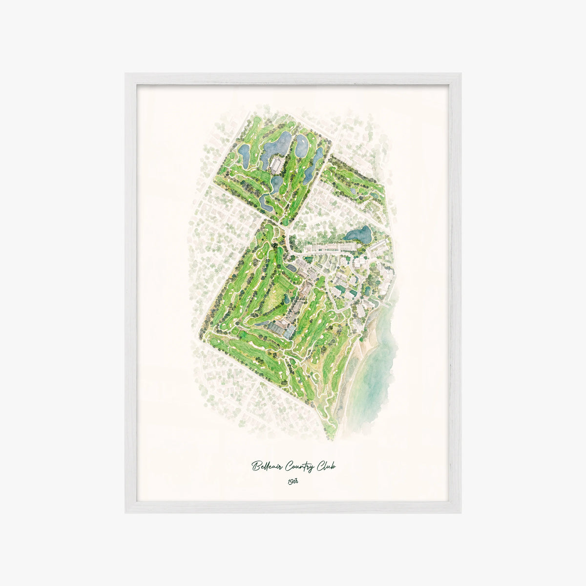 Belleair Country Club white frame