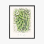 Bennett Valley Golf Course black frame