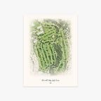 Bennett Valley Golf Course printed artwork