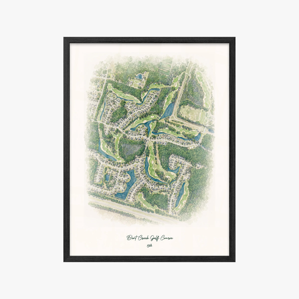 Bent Creek Golf Course black frame