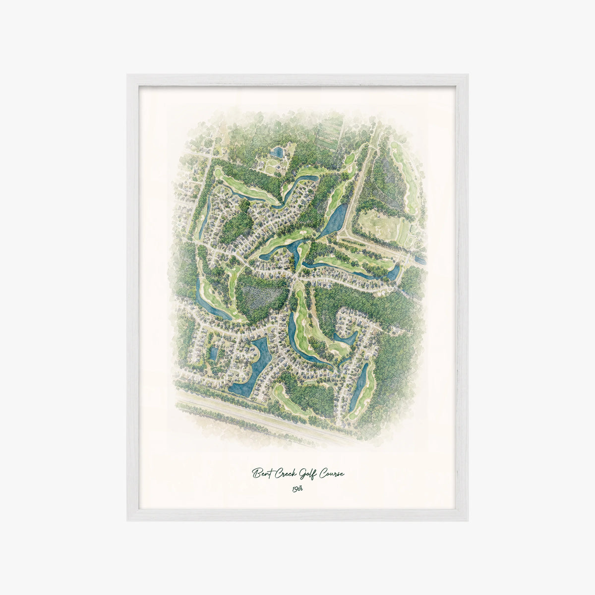 Bent Creek Golf Course white frame