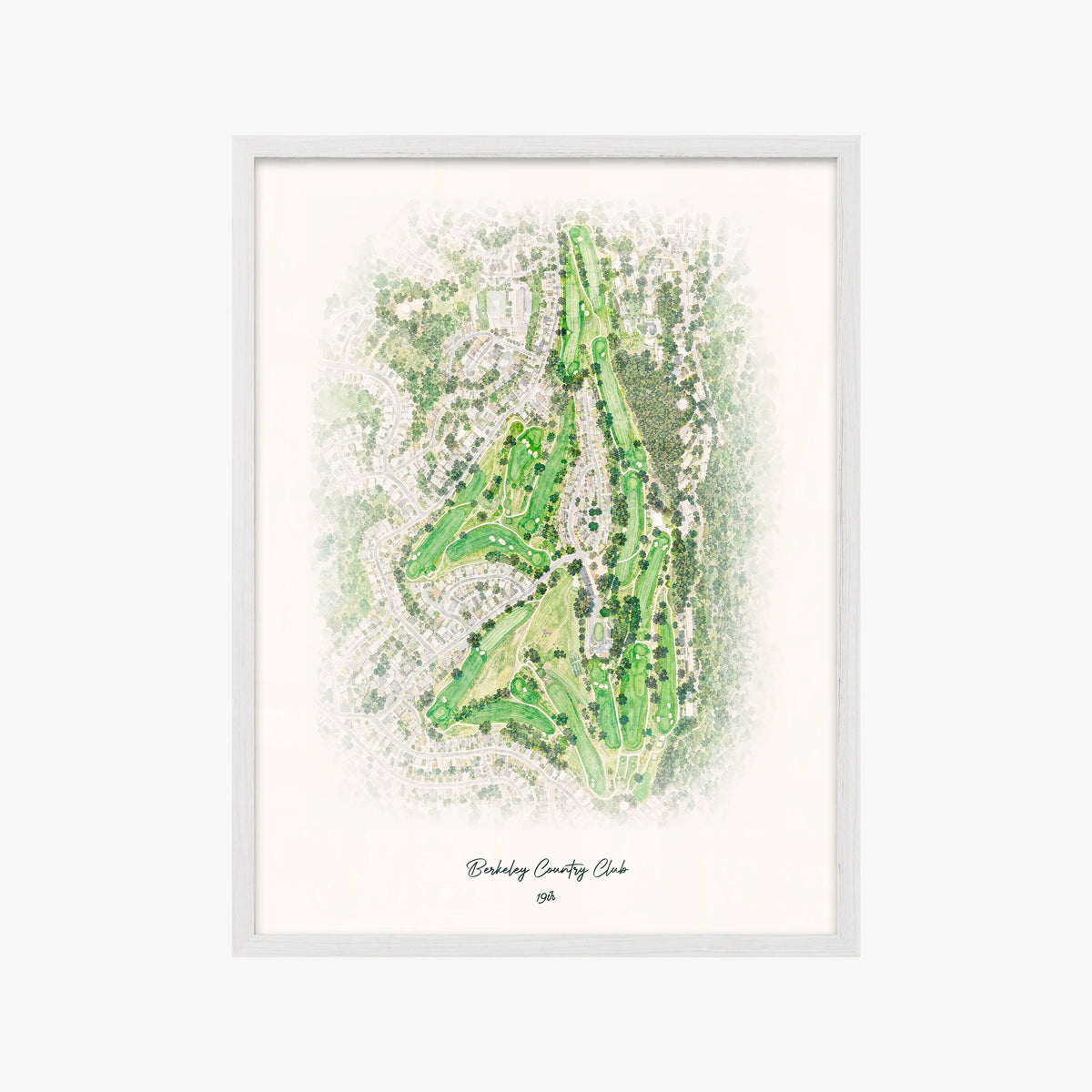 Berkeley Country Club white frame