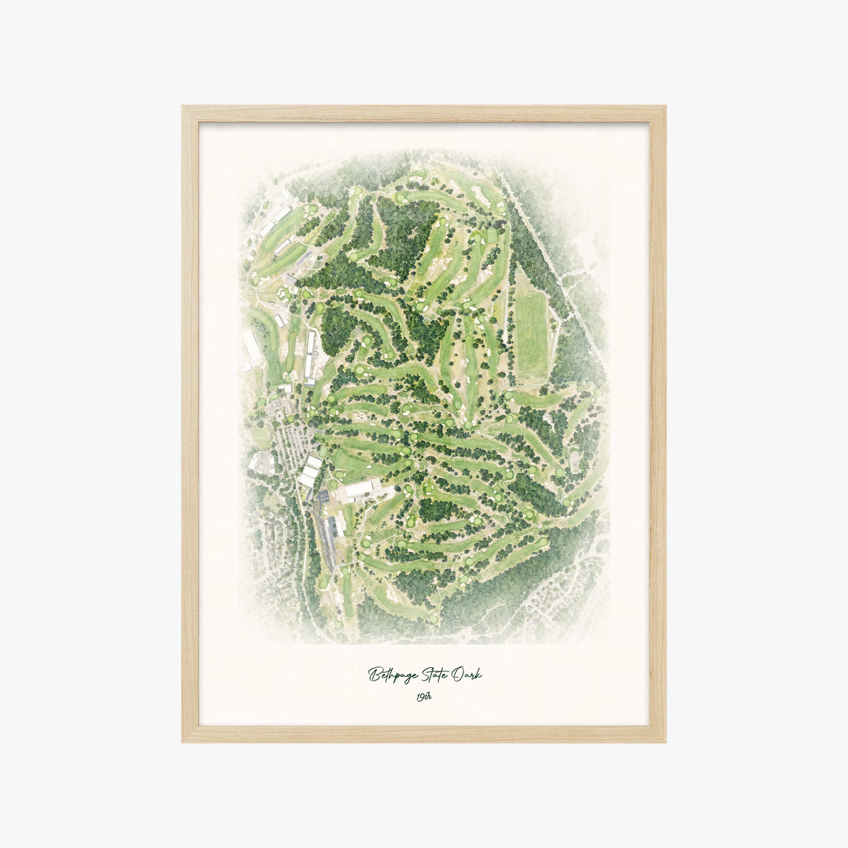 Bethpage State Oark wood frame