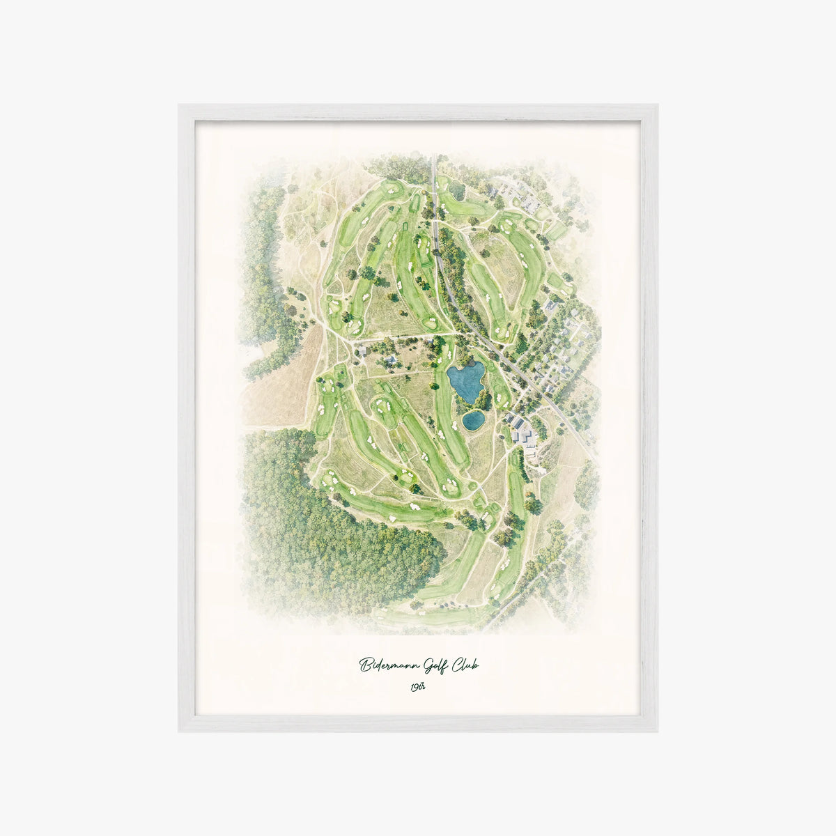 Bidermann Golf Club white frame