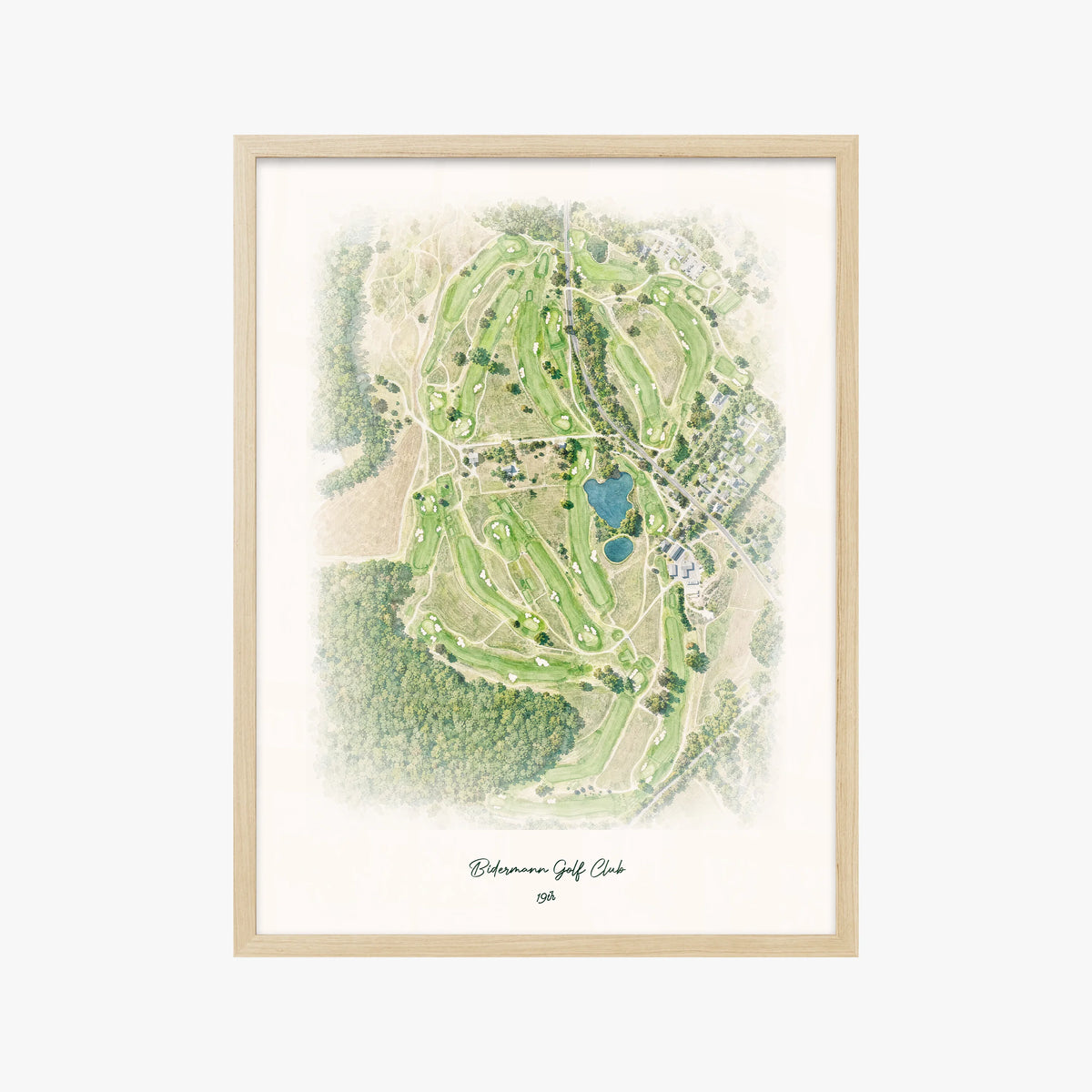 Bidermann Golf Club wood frame