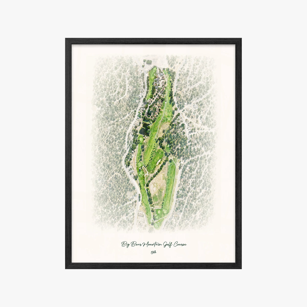 Big Bear Mountain Golf Course black frame