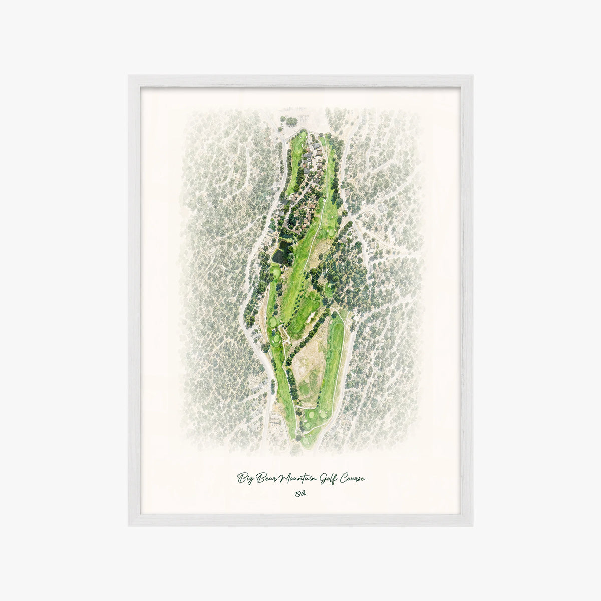 Big Bear Mountain Golf Course white frame