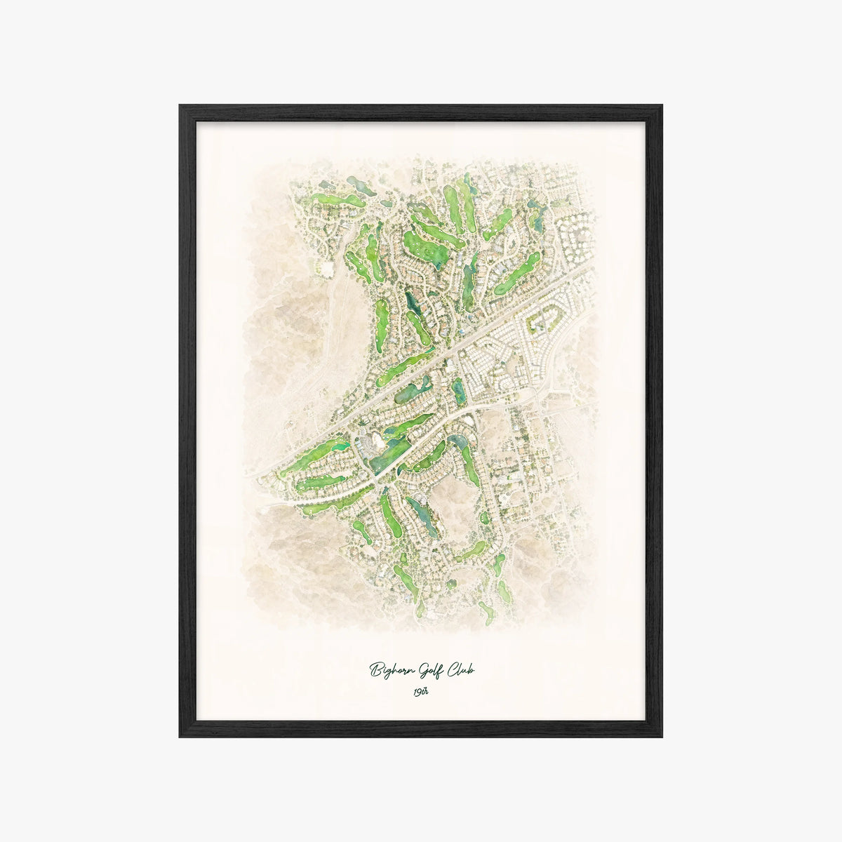 Bighorn Golf Club black frame