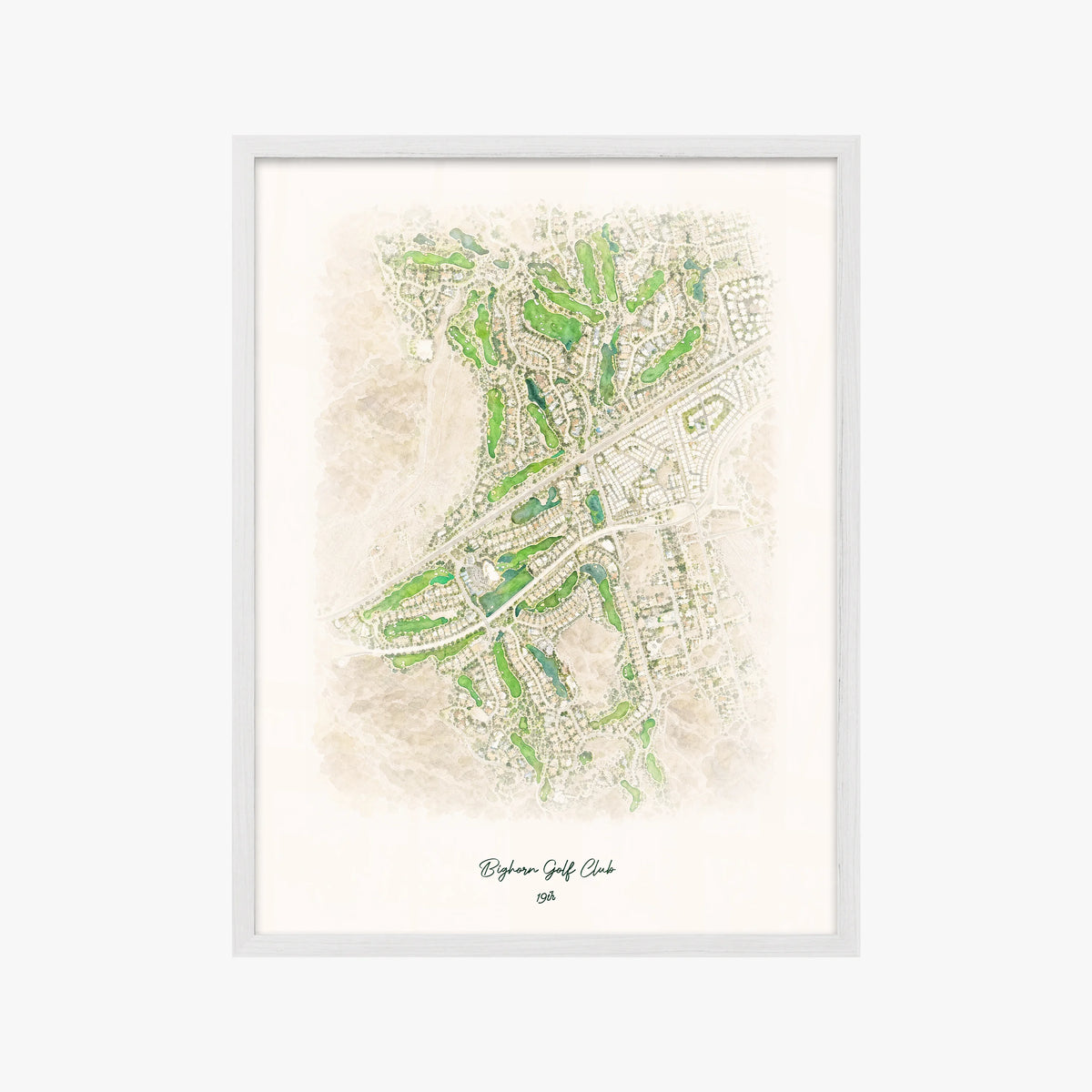 Bighorn Golf Club white frame