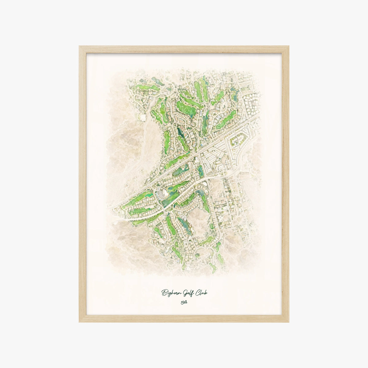 Bighorn Golf Club wood frame