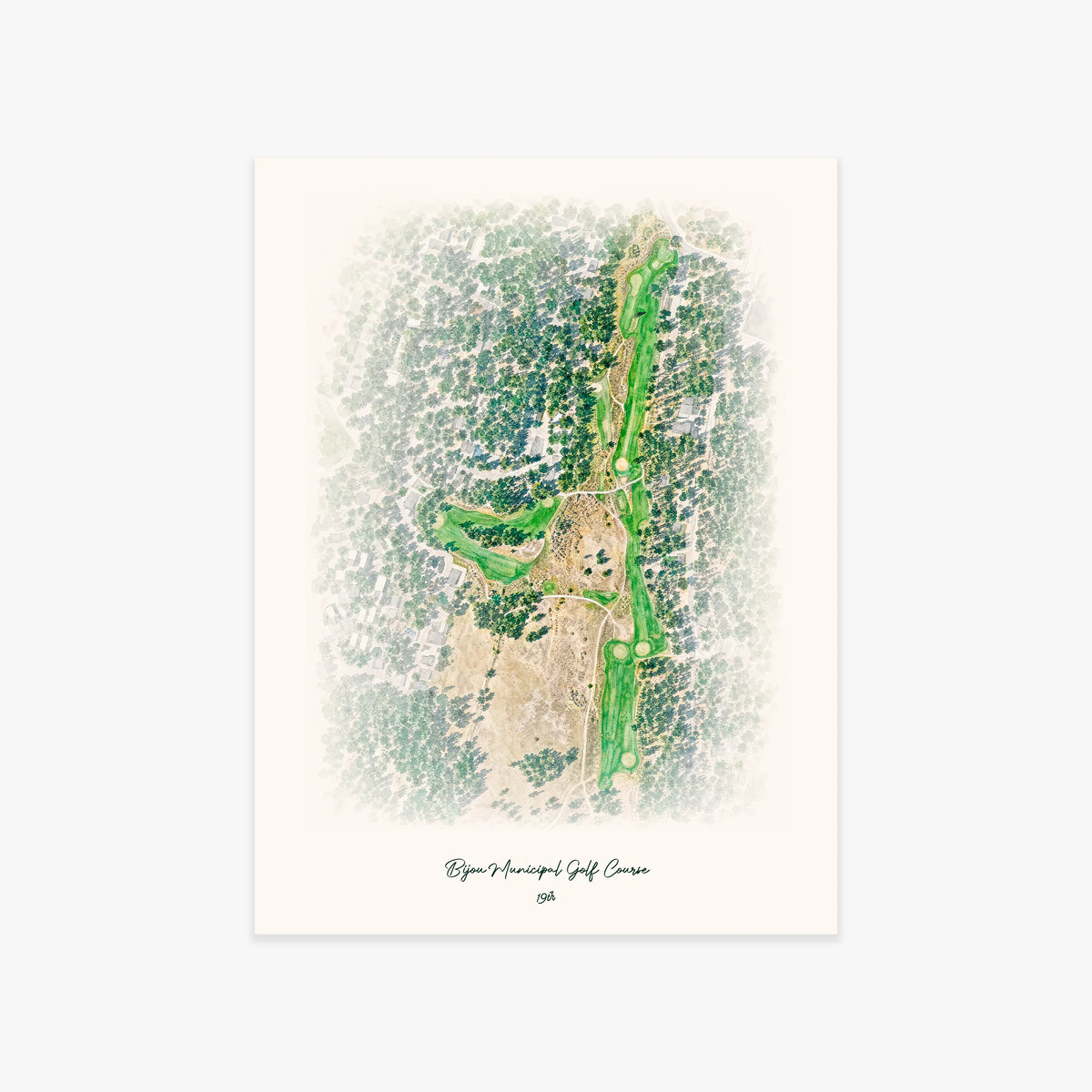Bijou Municipal Golf Course printed artwork