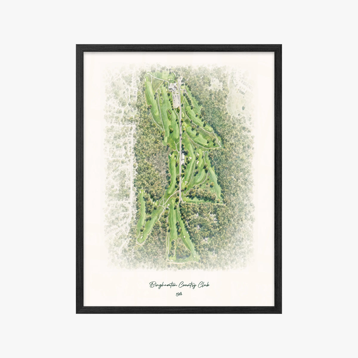 Binghamton Country Club black frame