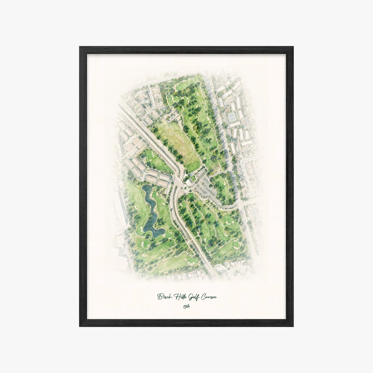 Birch Hills Golf Course black frame