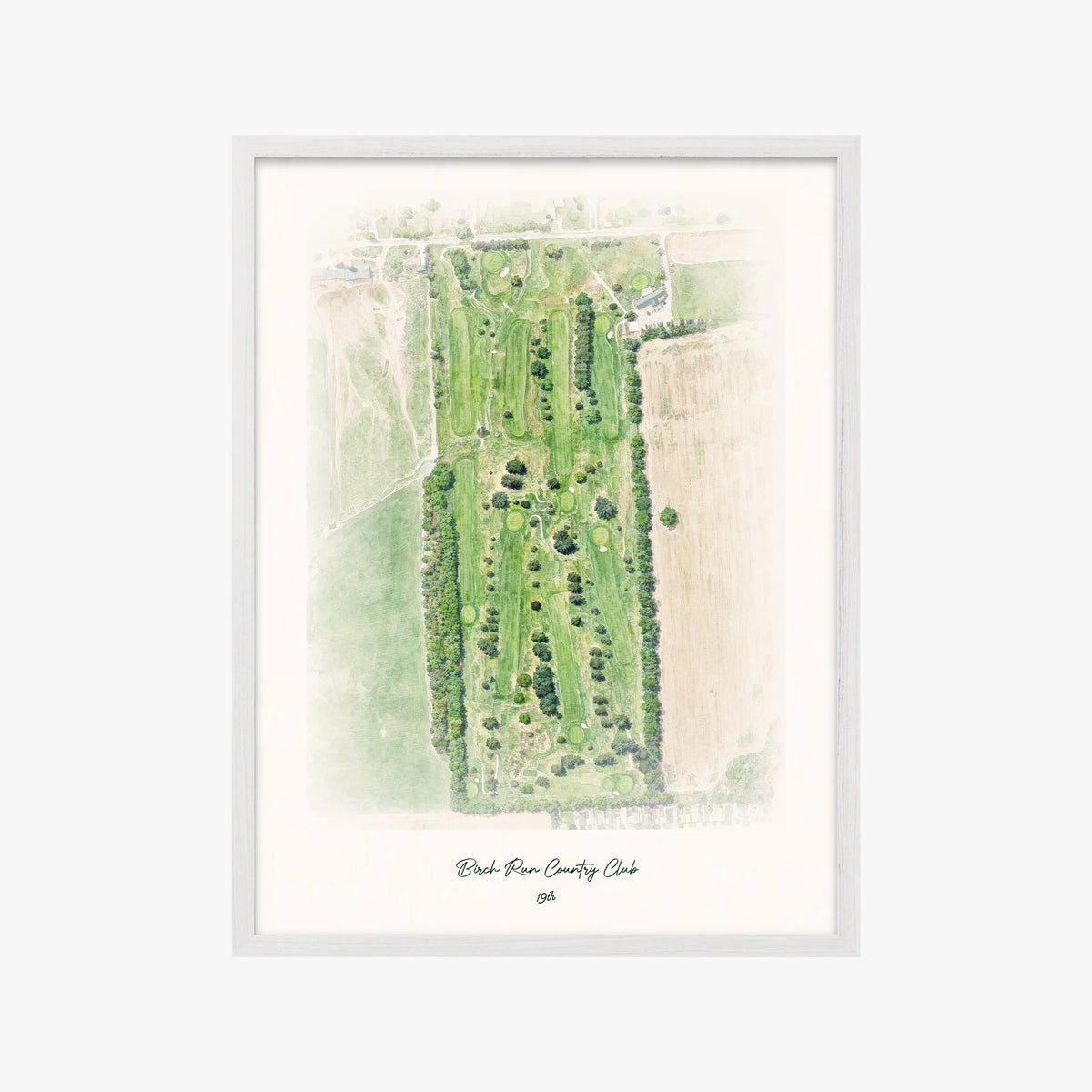 Birch Run Country Club white frame