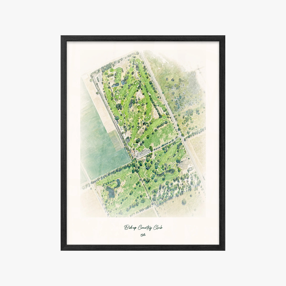 Bishop Country Club black frame