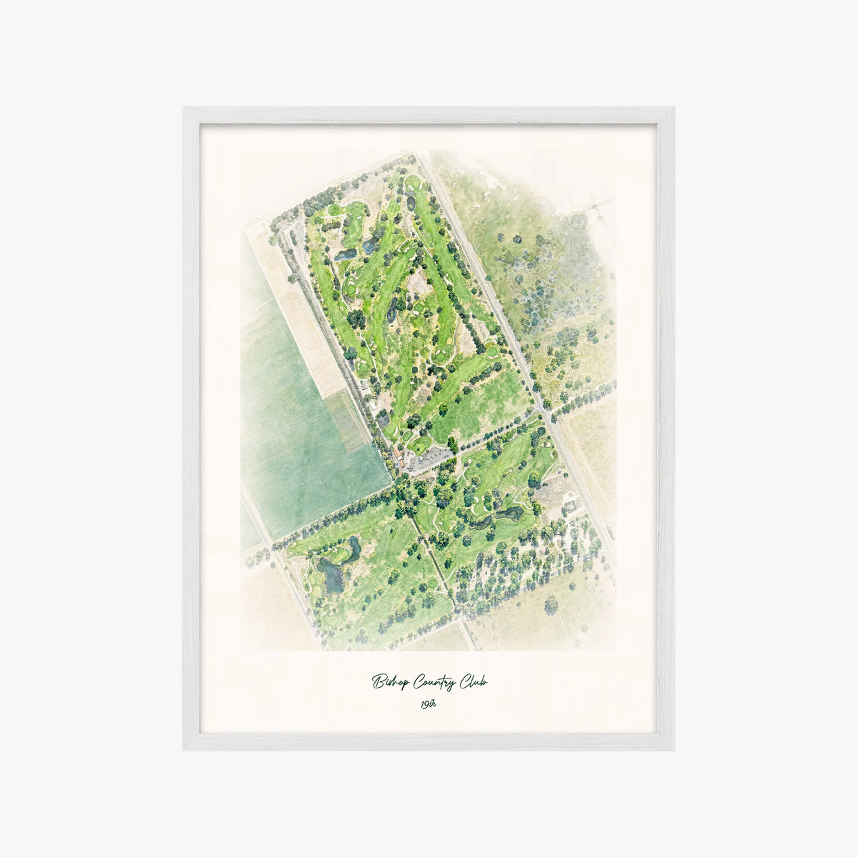 Bishop Country Club white frame