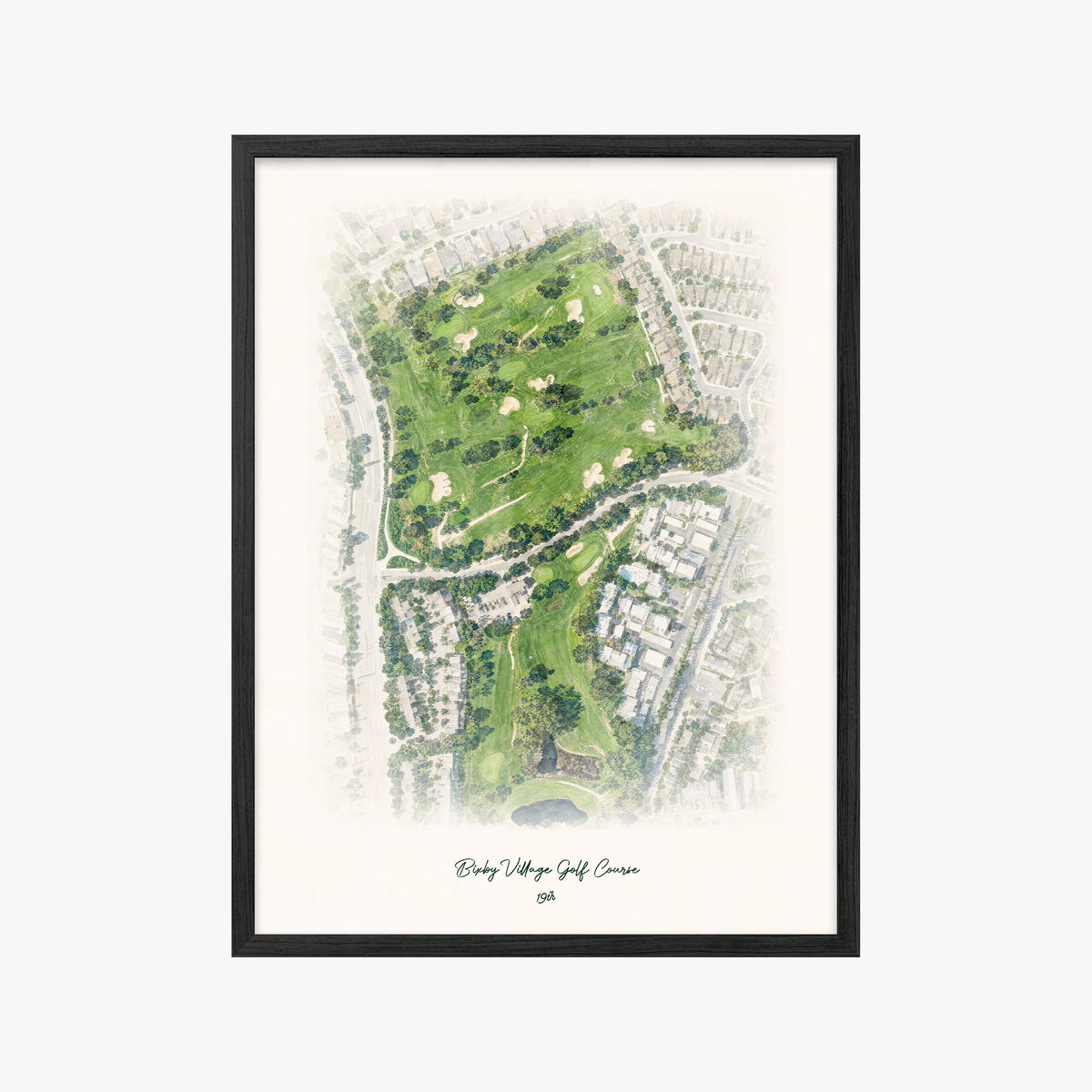 Bixby Village Golf Course black frame