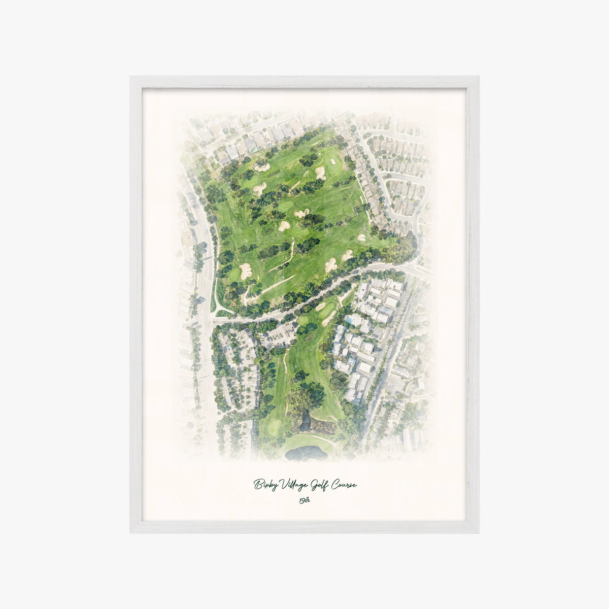Bixby Village Golf Course white frame