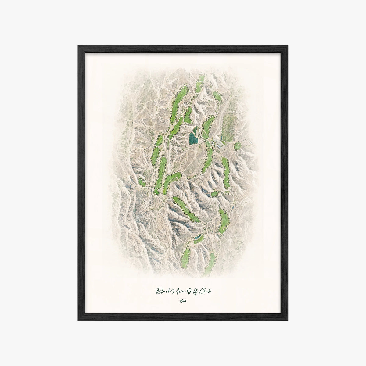 Black Mesa Golf Club black frame