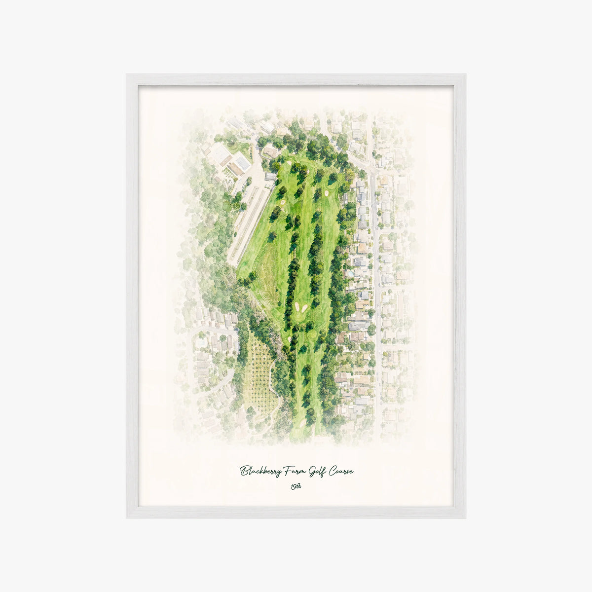 Blackberry Farm Golf Course white frame