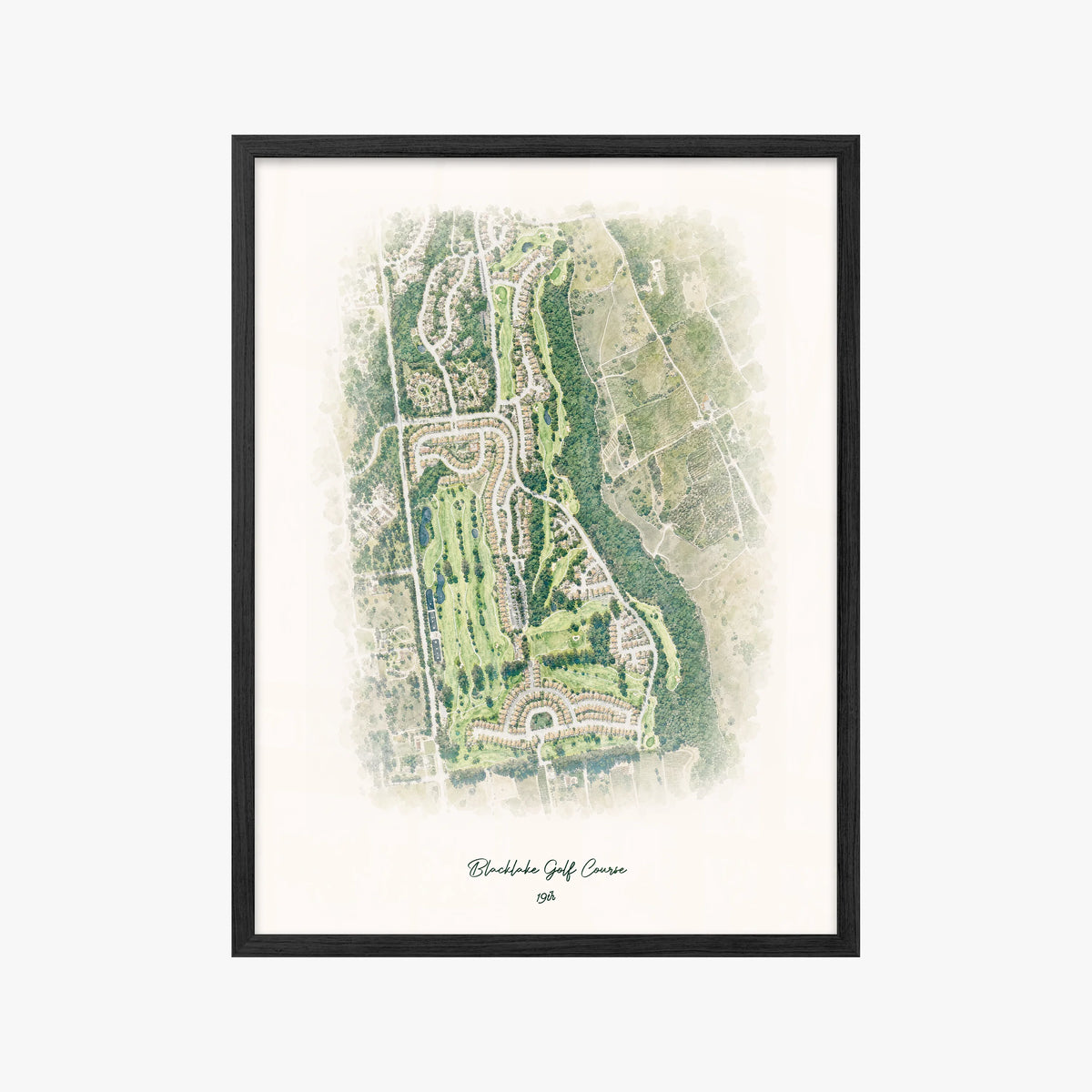 Blacklake Golf Course black frame