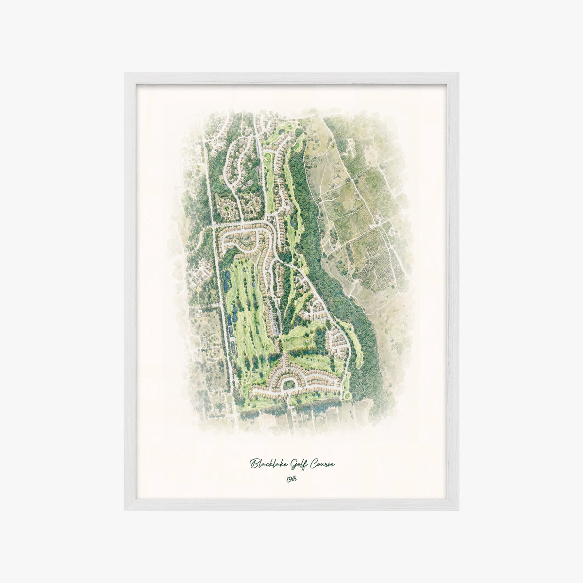 Blacklake Golf Course white frame