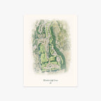 Blacklake Golf Course printed artwork